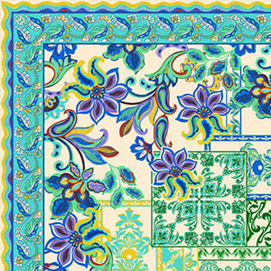 MICHELLE SILK SCARF, , swatch