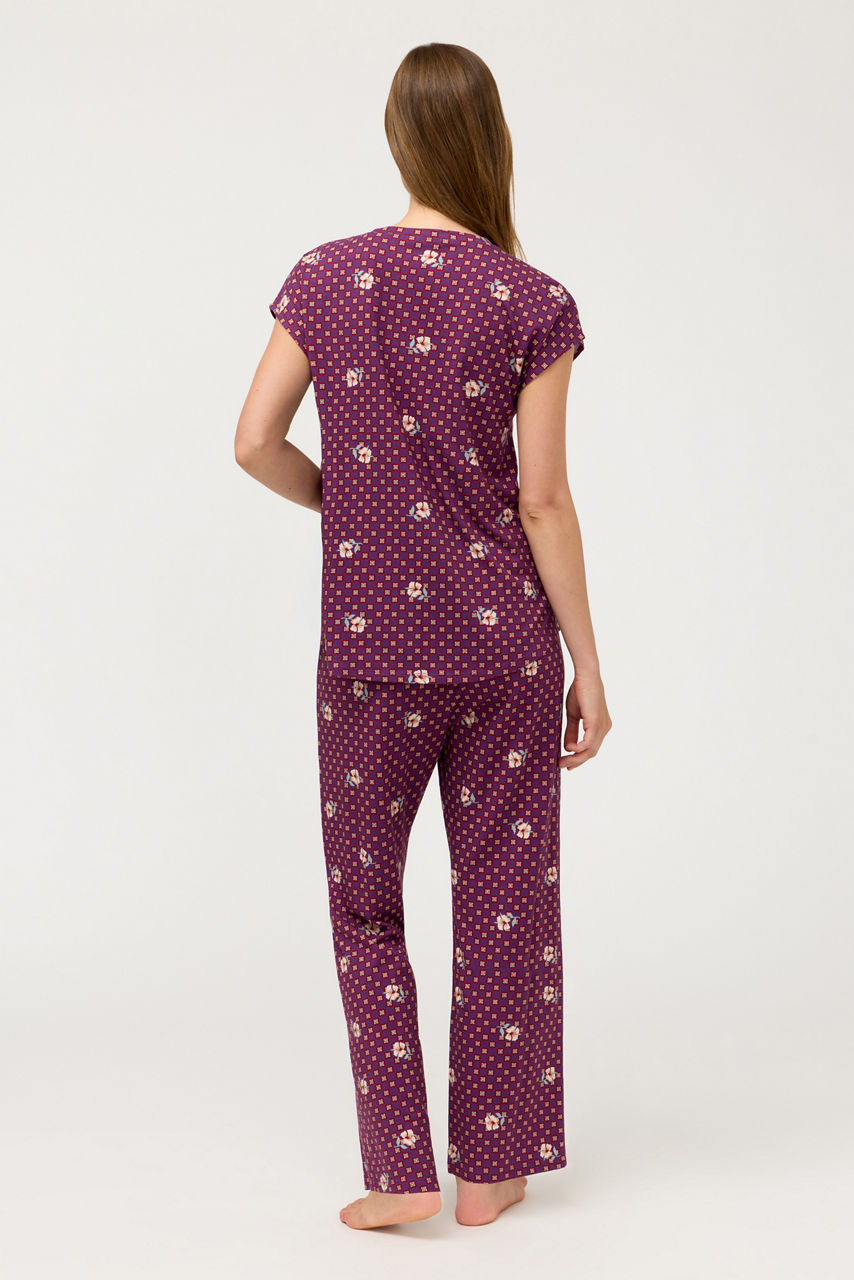 THE BOBBIE CROP PAJAMA SET, , large image 3