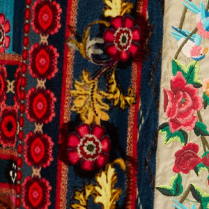 ONE OF A KIND VELVET KIMONO, , swatch