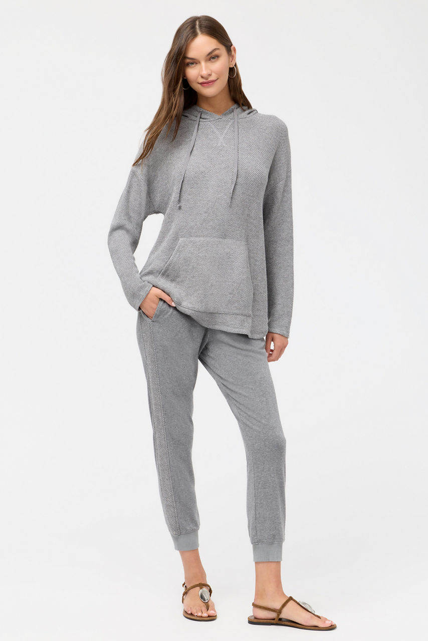 LUREX KNIT HOODIE, , large image 2