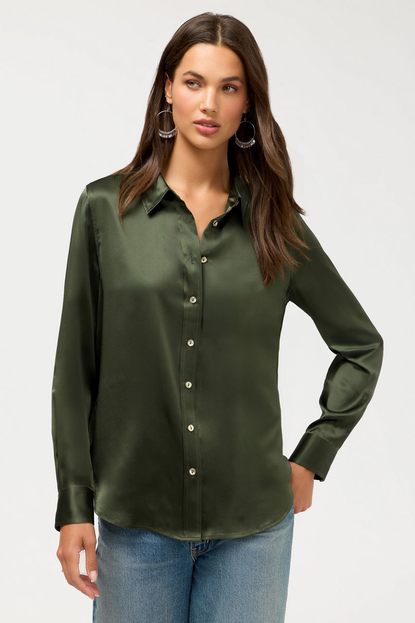ESSENTIALS SILK SHIRT, , large image 2