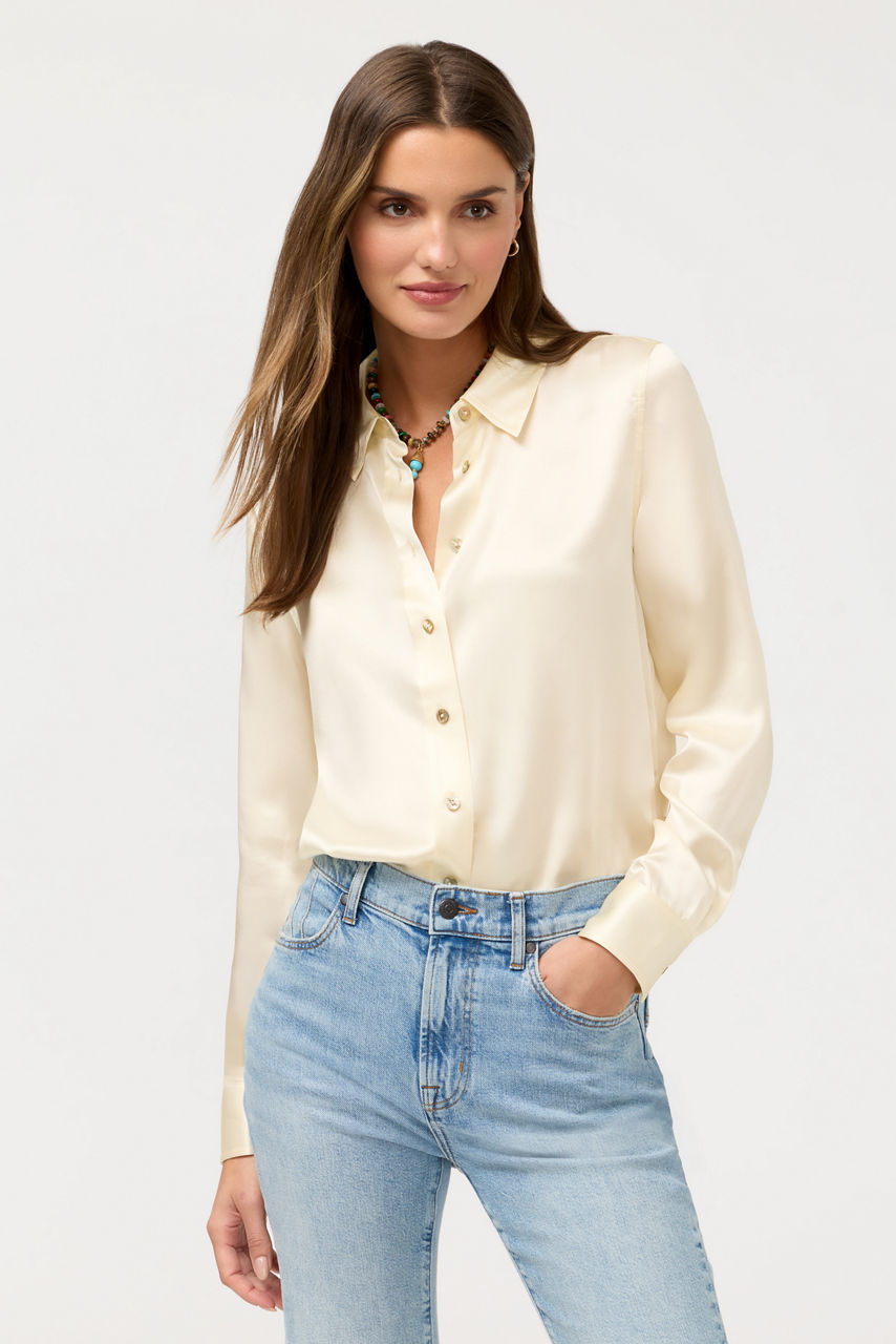 ESSENTIALS SILK SHIRT, , large image 1