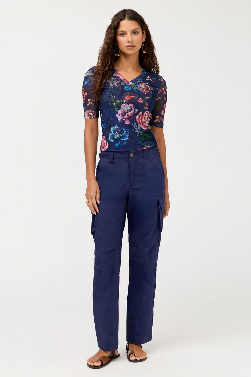 POPLIN CARGO PANT, , large image 1
