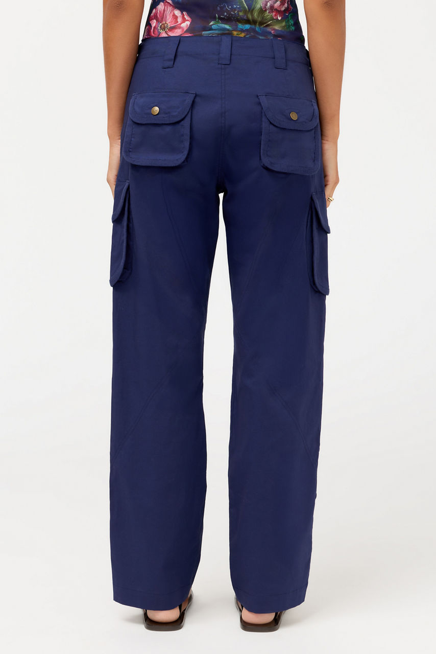POPLIN CARGO PANT, , large image 3