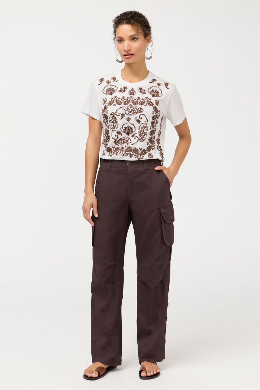 POPLIN CARGO PANT, , large image 1
