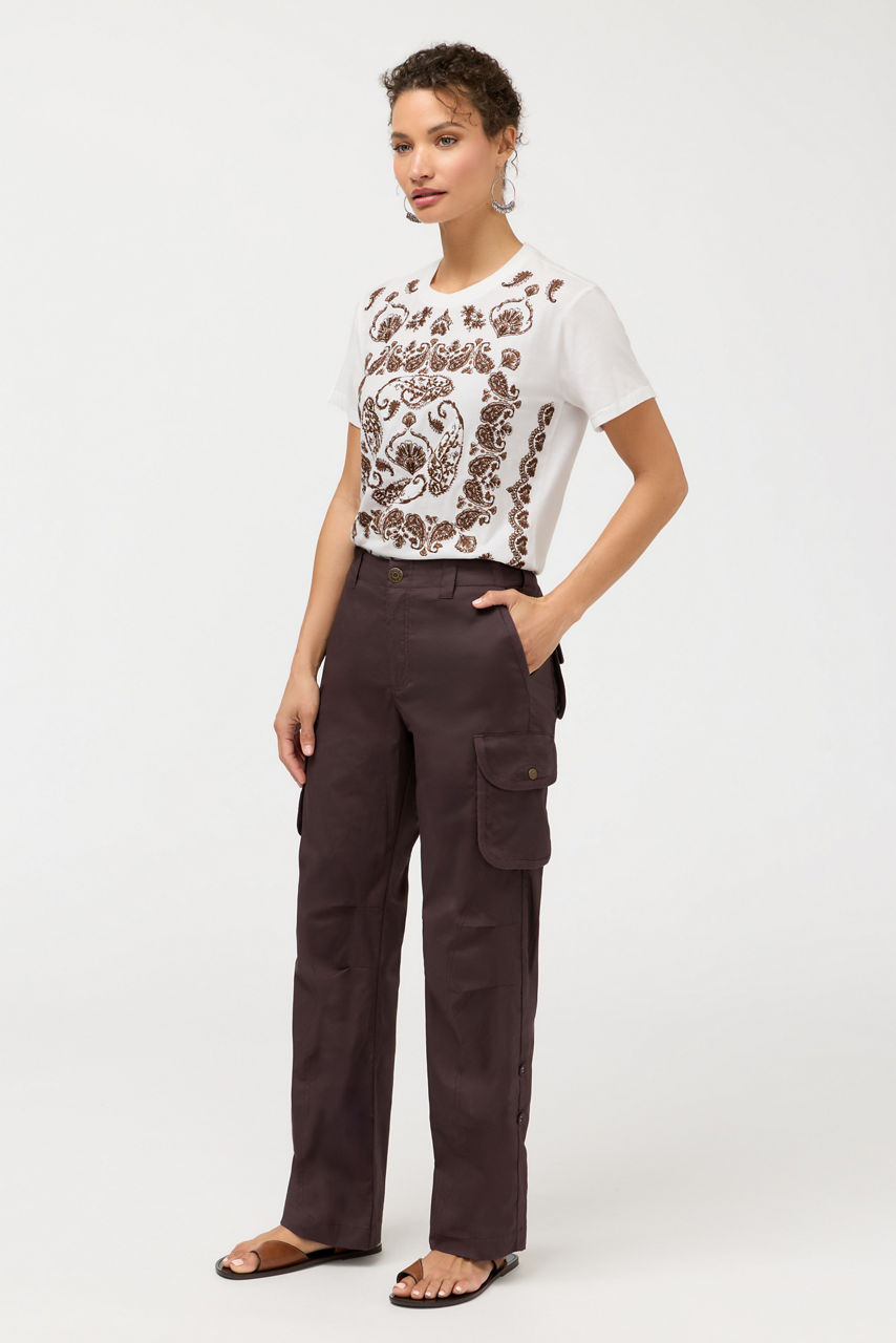 POPLIN CARGO PANT, , large image 2