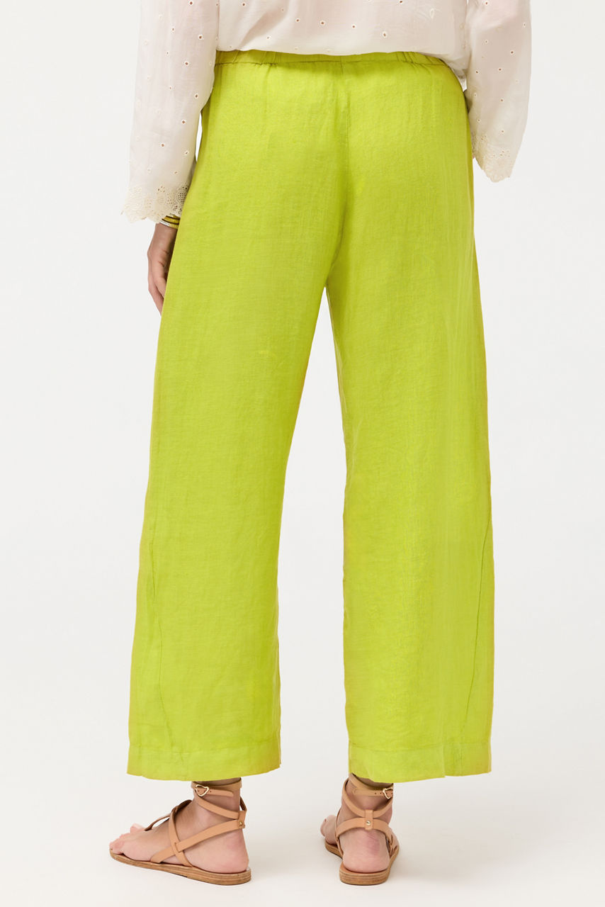 CROPPED LINEN PANT, , large image 3