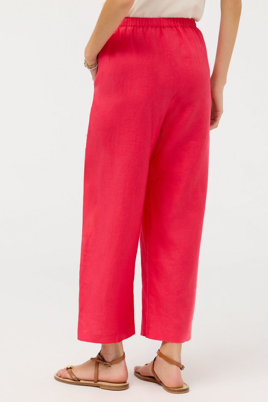 CROPPED LINEN PANT, , large image 3