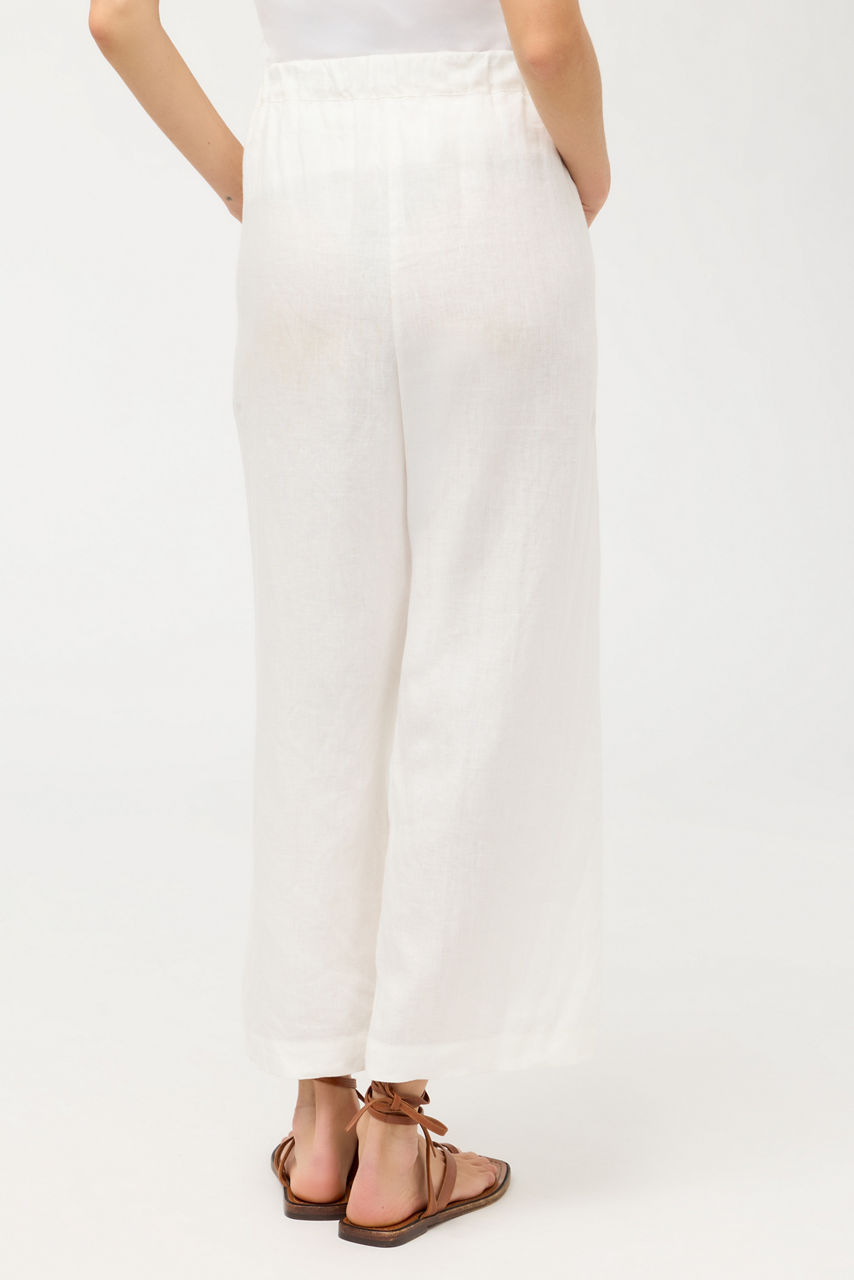 CROPPED LINEN PANT, , large image 3