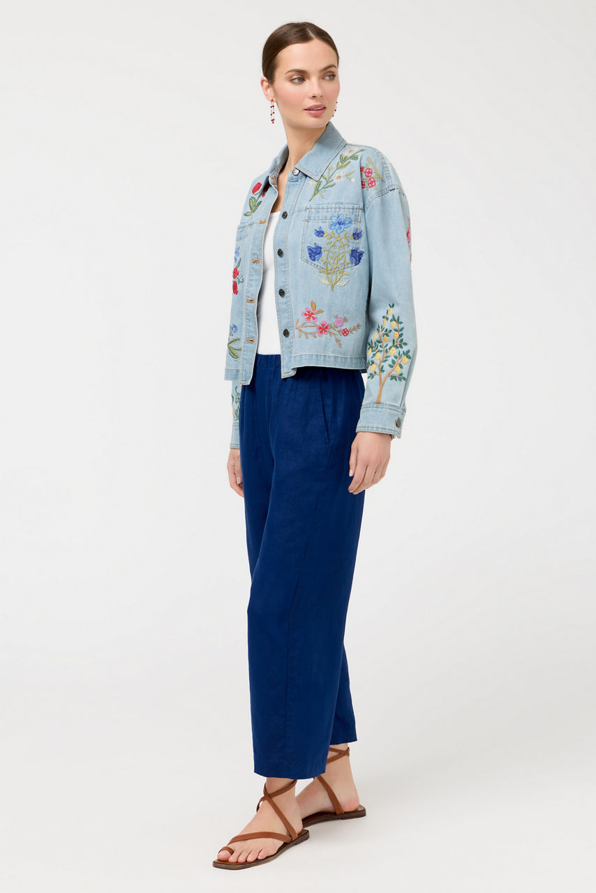 LINEN PANT, , large image 2