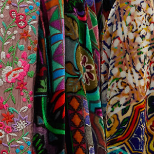 ONE OF A KIND VELVET KIMONO, , swatch