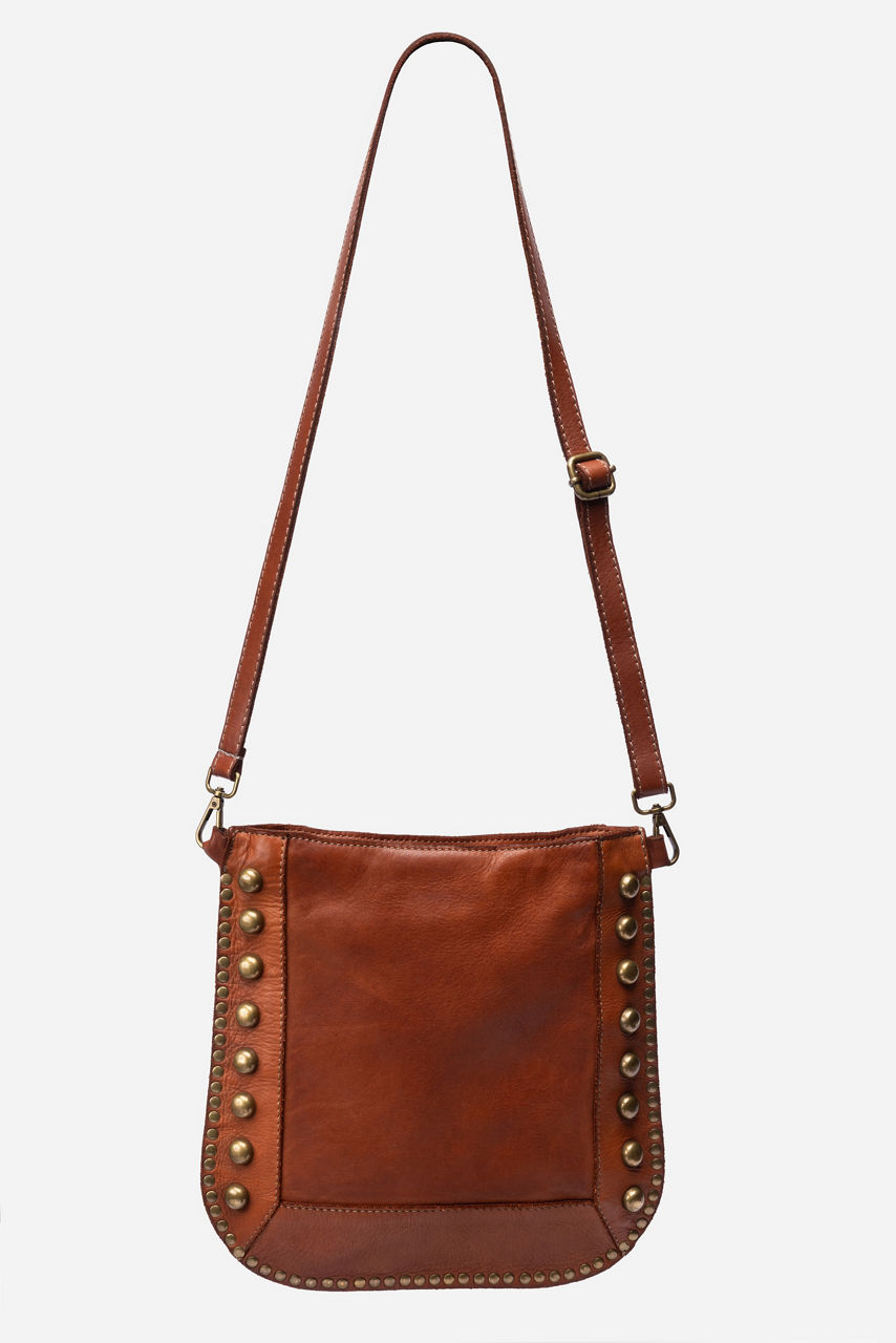 ITALIAN LEATHER STUDDED CROSSBODY, , large image 2