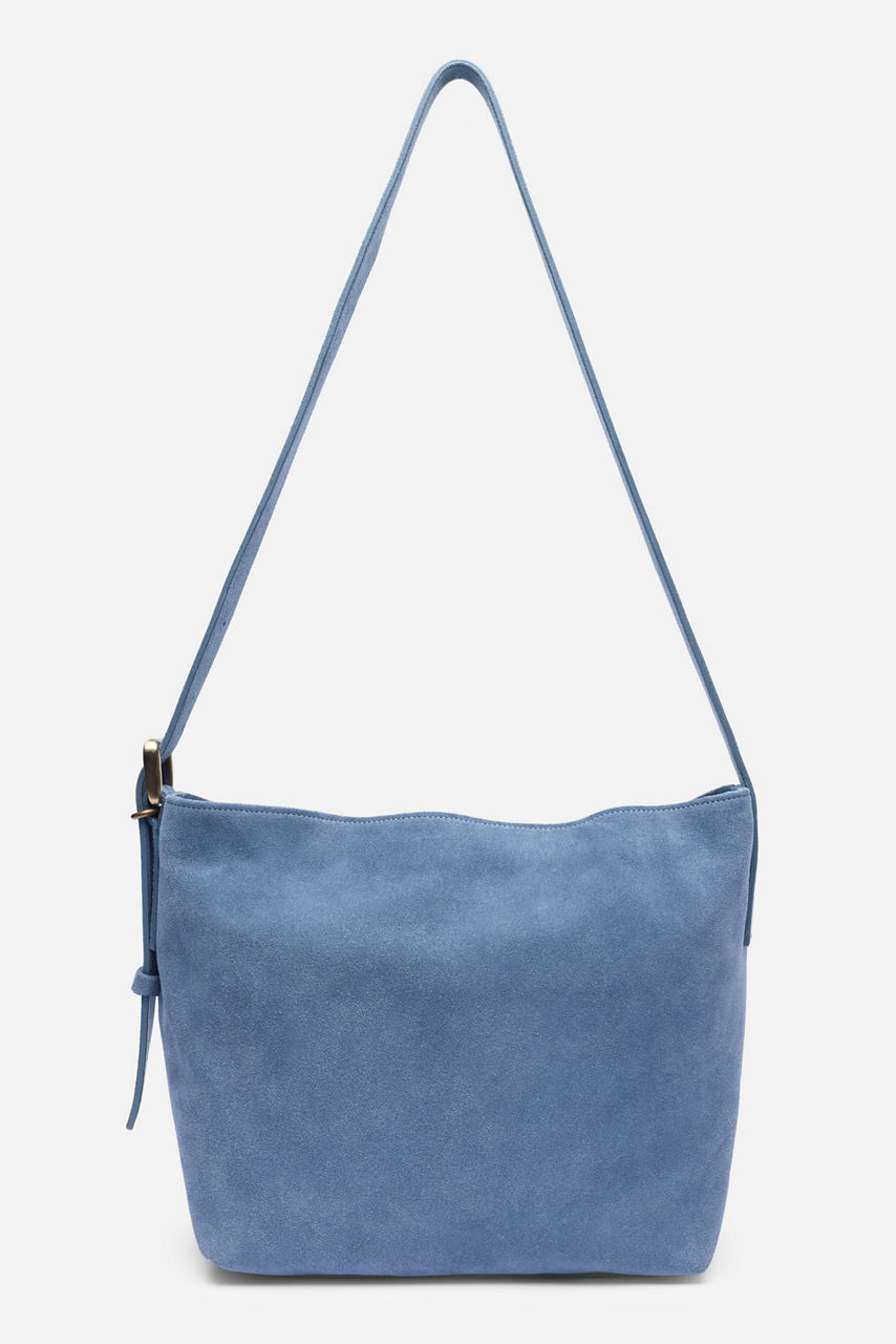 ITALIAN SUEDE CROSSBODY BUCKET BAG, , large image 1