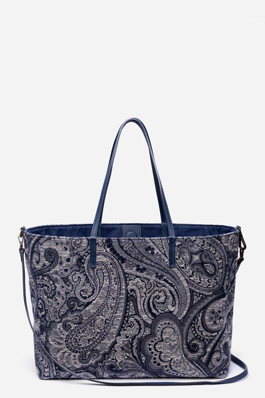 PAISLEY JACQUARD SHOPPER TOTE, , large image 3
