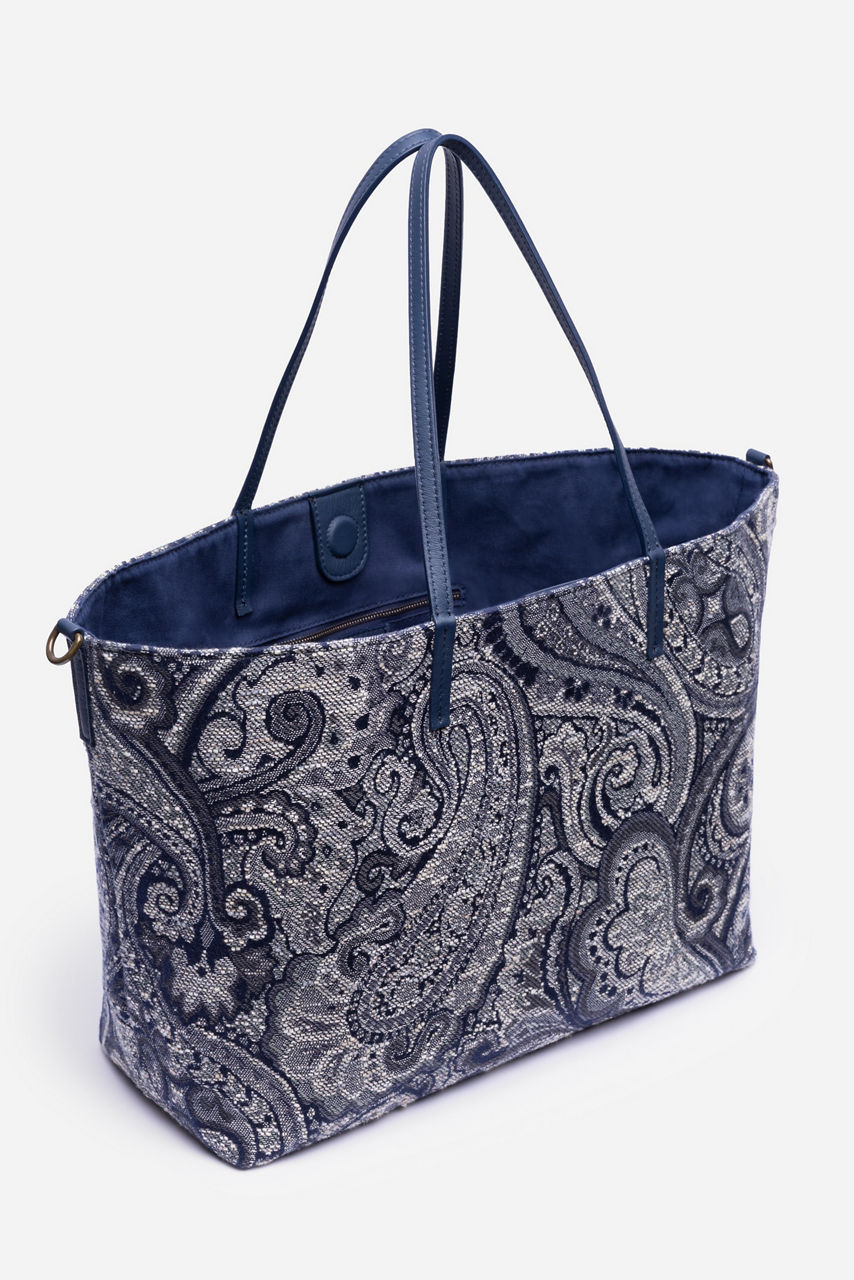 PAISLEY JACQUARD SHOPPER TOTE, , large image 4