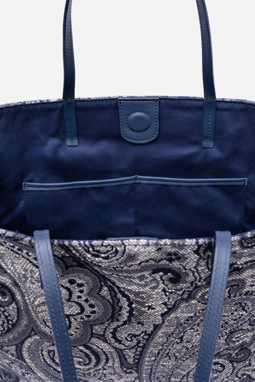 PAISLEY JACQUARD SHOPPER TOTE, , large image 6