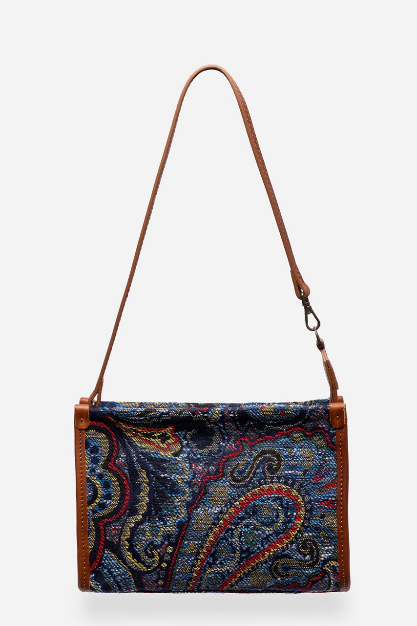 PAISLEY JACQUARD SHOULDER BAG, , large image 1