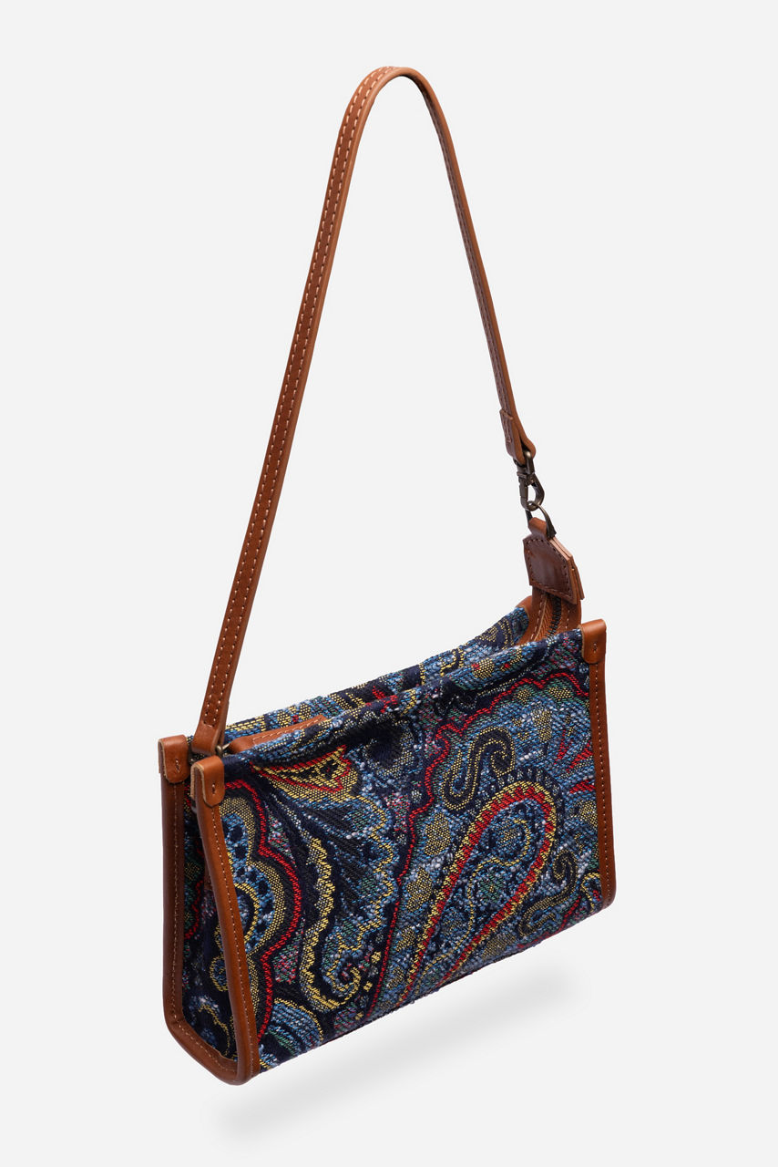 PAISLEY JACQUARD SHOULDER BAG, , large image 2