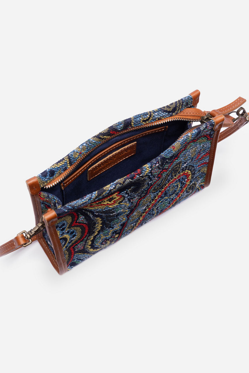 PAISLEY JACQUARD SHOULDER BAG, , large image 3