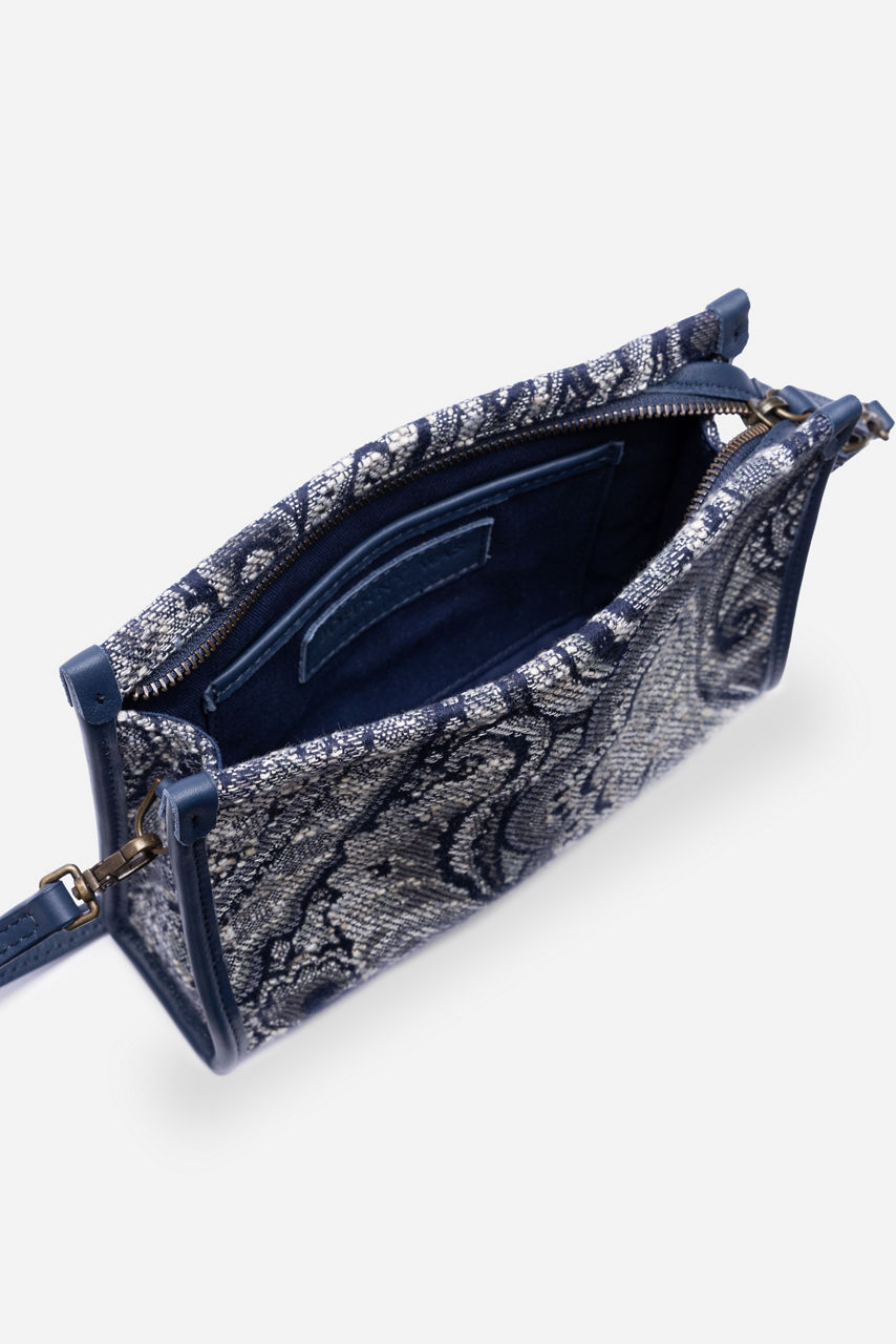 PAISLEY JACQUARD SHOULDER BAG, , large image 3