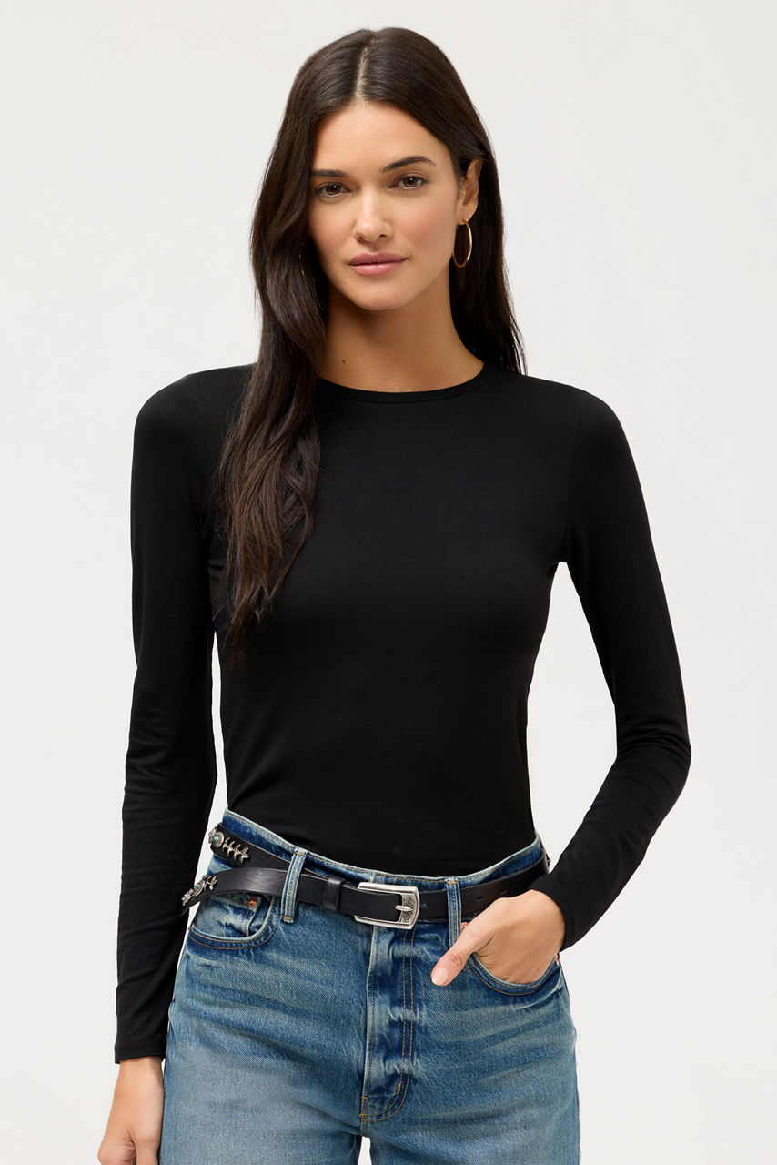 SOFT TOUCH LONG SLEEVE CREW NECK, , large image 1