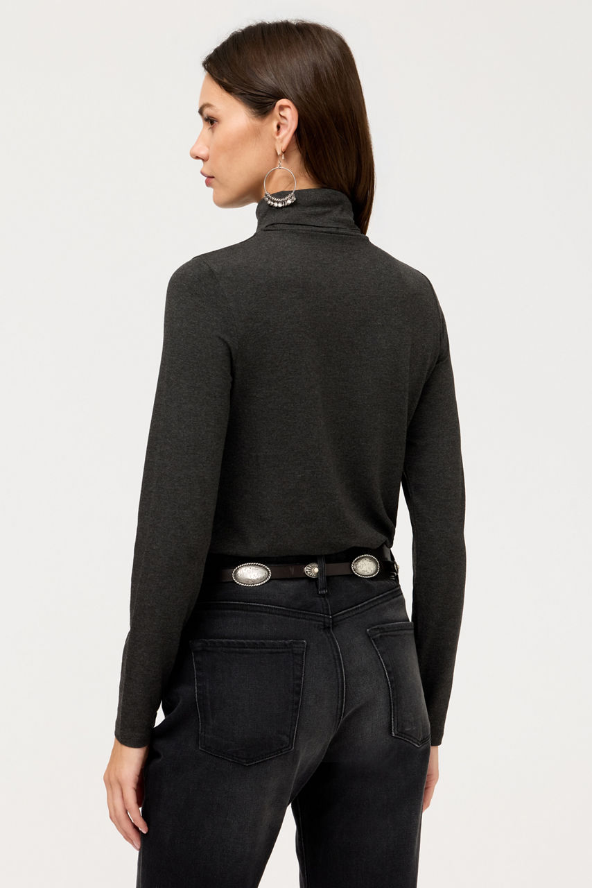 ESSENTIALS SOFT TOUCH LONG SLEEVE TURTLENECK, , large image 5