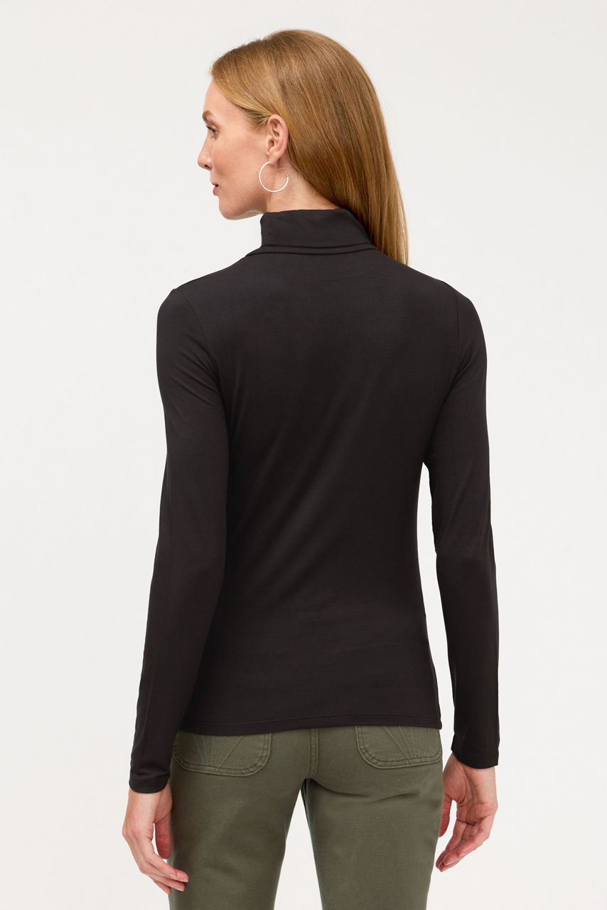 ESSENTIALS SOFT TOUCH LONG SLEEVE TURTLENECK, , large image 5