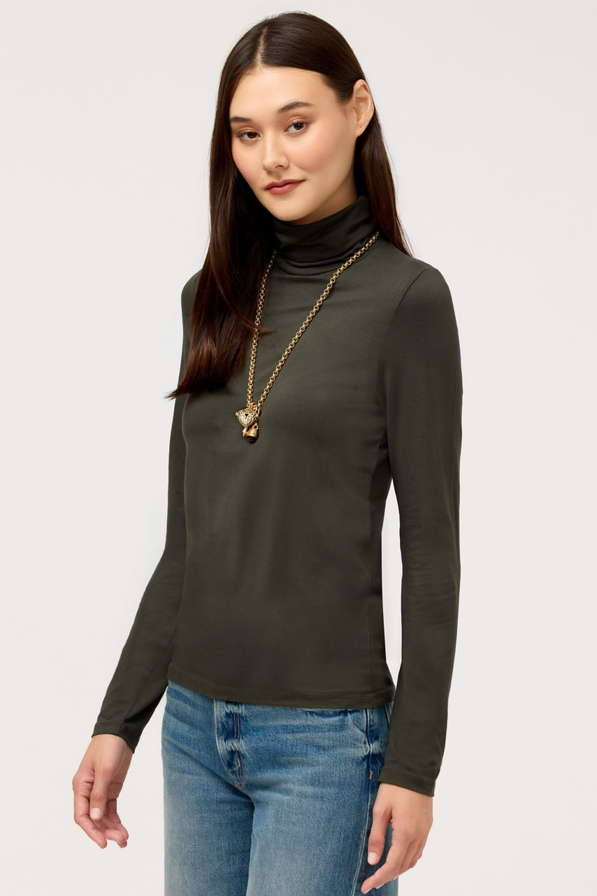 ESSENTIALS SOFT TOUCH LONG SLEEVE TURTLENECK, , large image 2