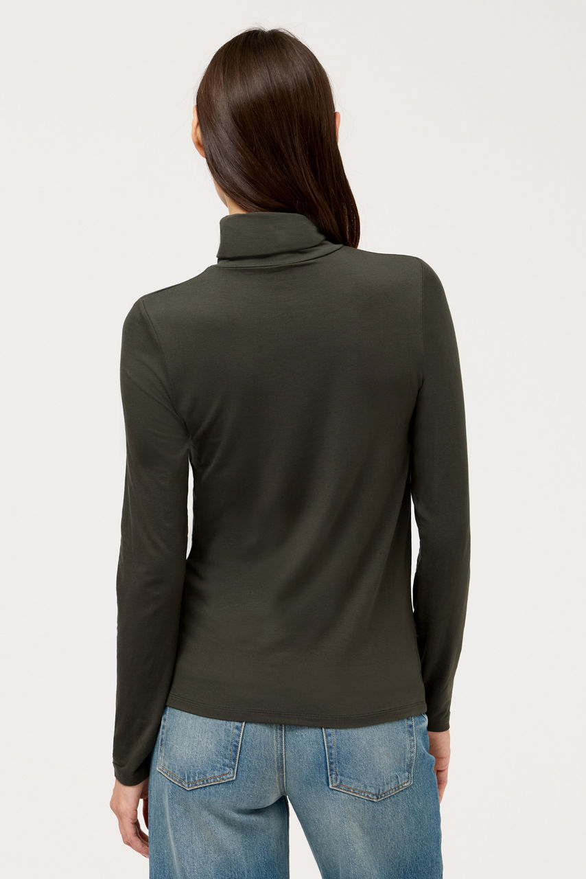 ESSENTIALS SOFT TOUCH LONG SLEEVE TURTLENECK, , large image 3