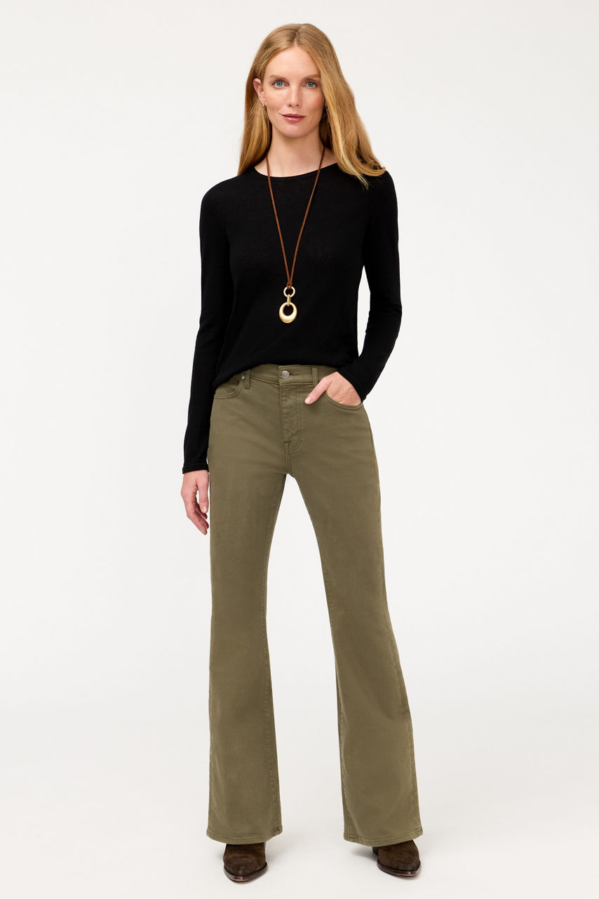 ESSENTIALS CASHMERE LONG SLEEVE CREWNECK, , large image 2