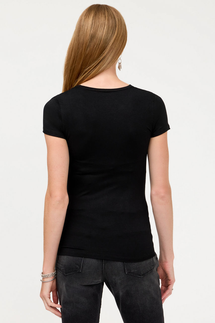SOFT TOUCH SHORT SLEEVE CREWNECK T-SHIRT, , large image 3