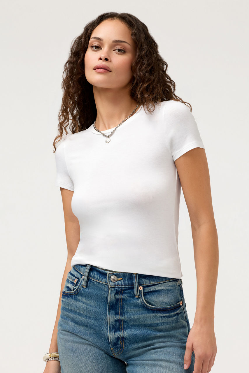 SOFT TOUCH SHORT SLEEVE CREWNECK T-SHIRT, , large image 1