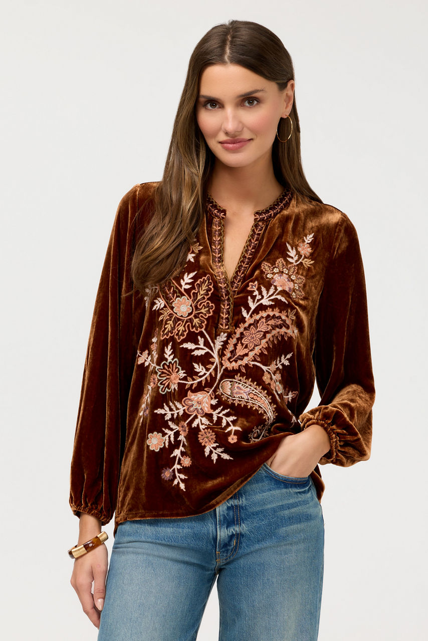 RELAXED SWING BLOUSE, , large image 1
