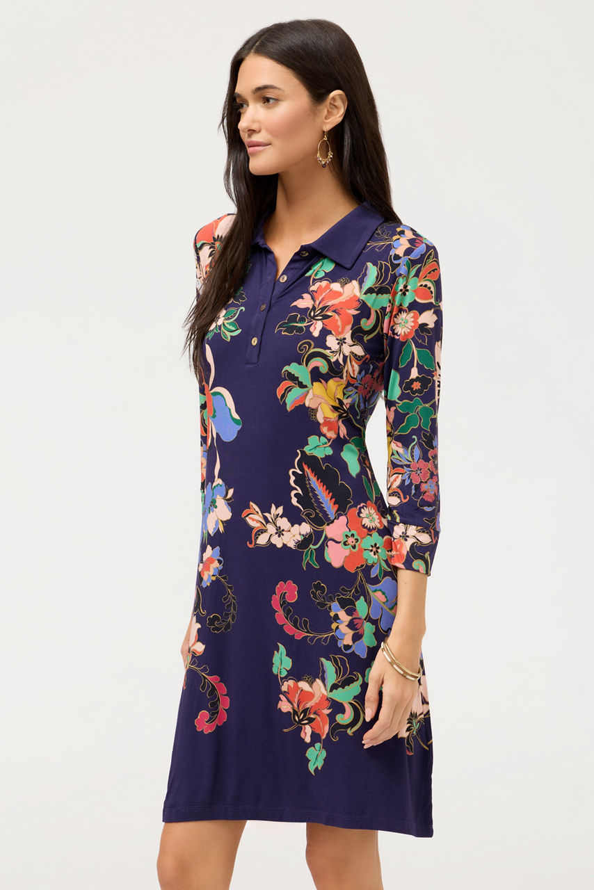 THE JANIE FAVORITE POLO TUNIC DRESS, , large image 2