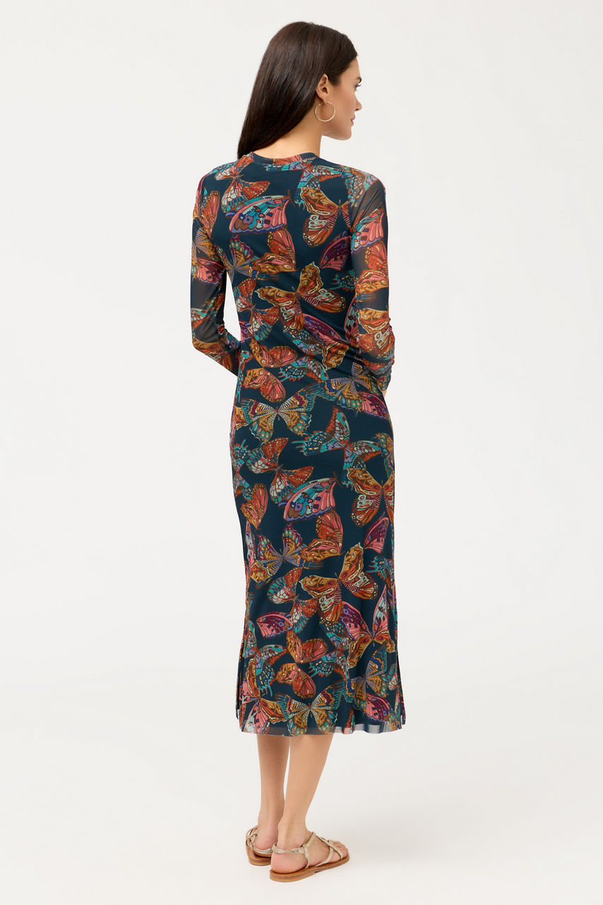 LOLIA MESH MIDI DRESS, , large image 3