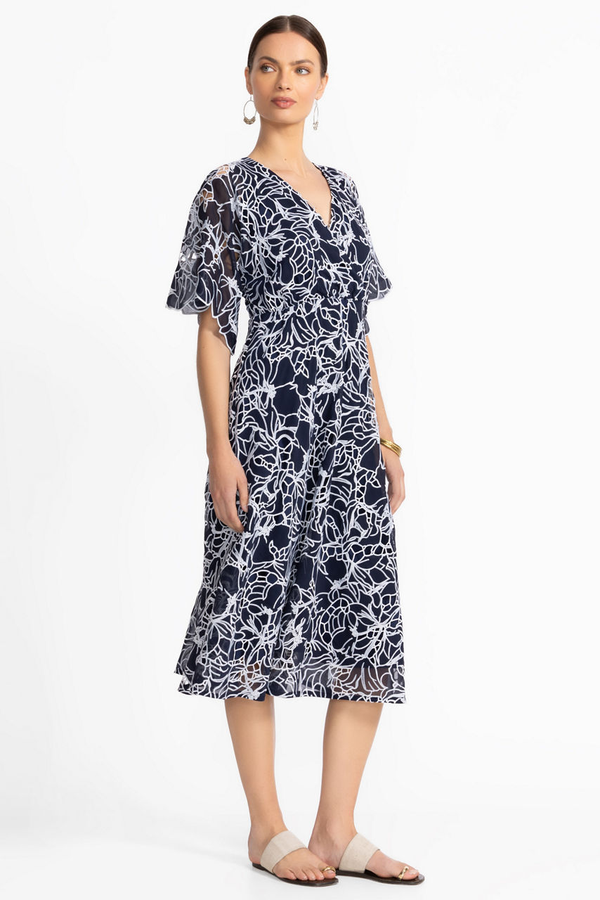 EYELET BLOOM DRESS