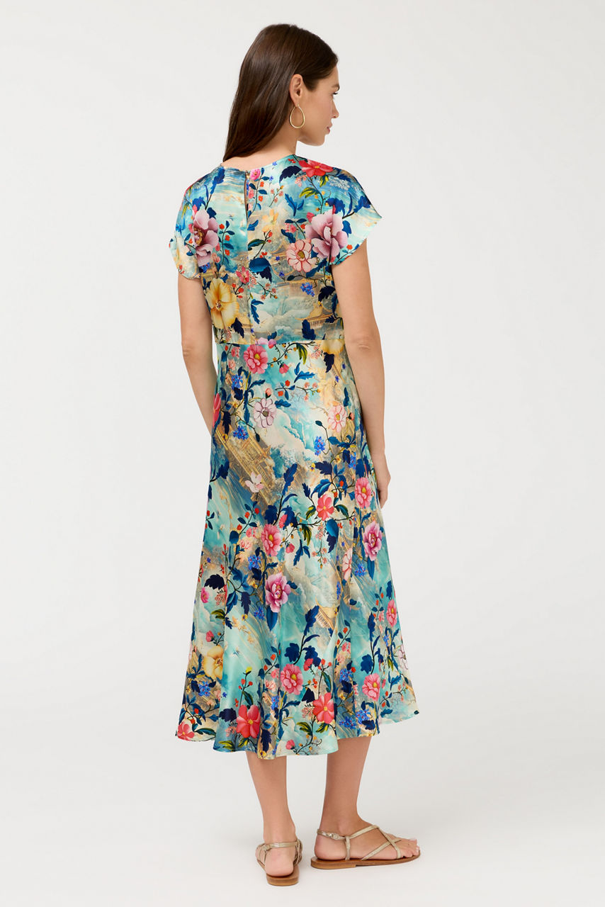 RYU BIAS DOLMAN DRESS, , large image 4