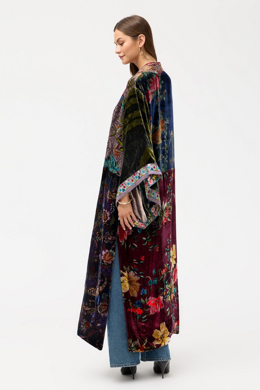 ONE OF A KIND VELVET KIMONO, , large image 6