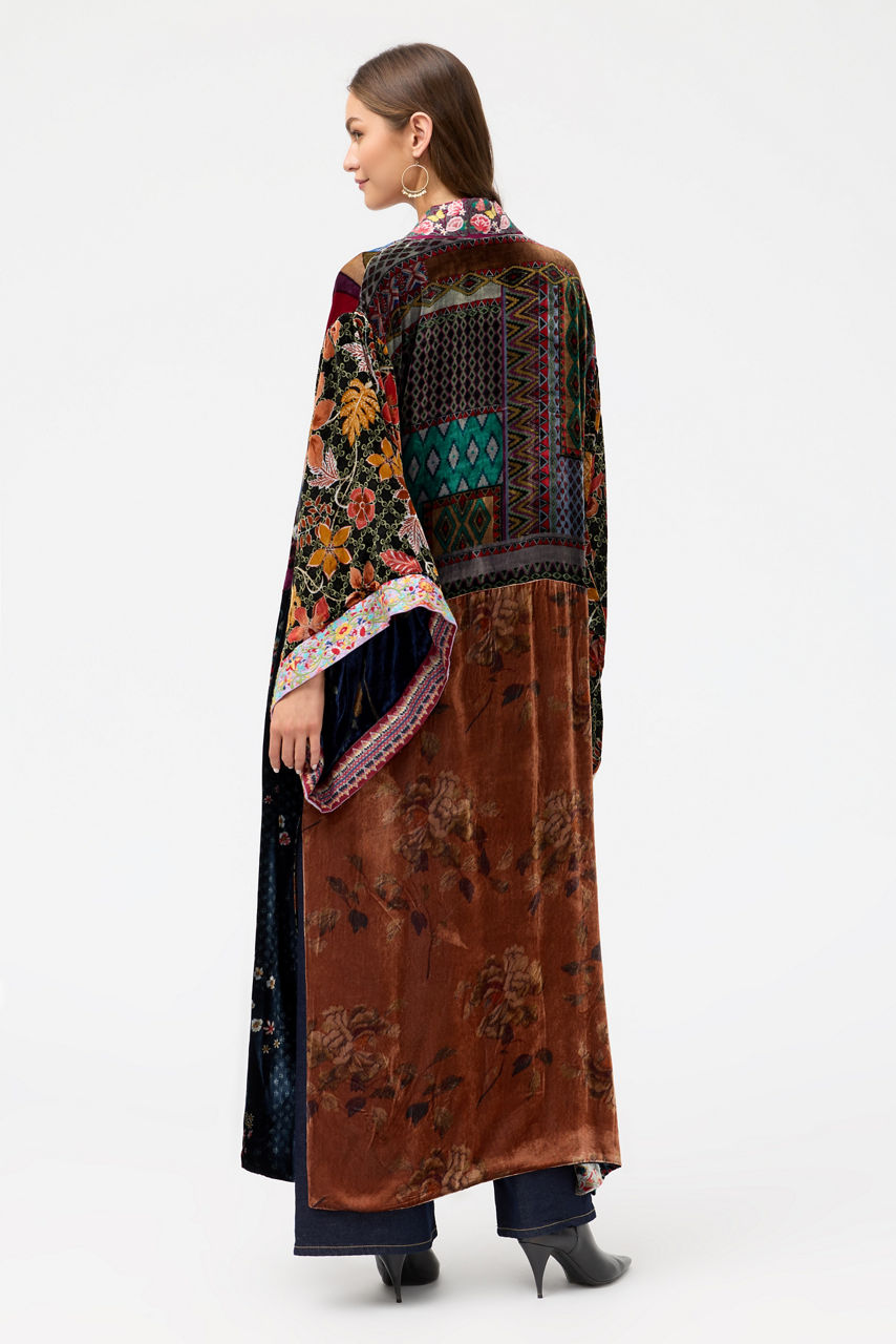 ONE OF A KIND VELVET KIMONO, , large image 3