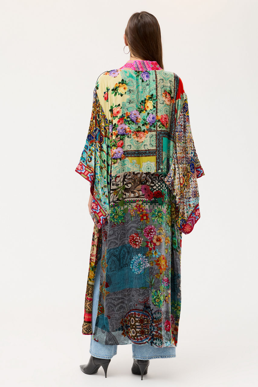 ONE OF A KIND VELVET KIMONO, , large image 4