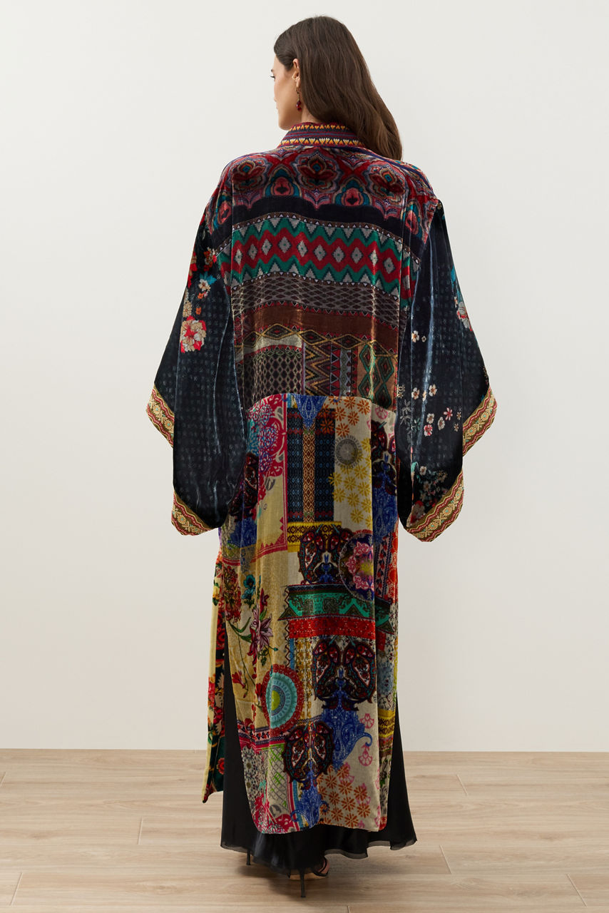 ONE OF A KIND VELVET KIMONO, , large image 5