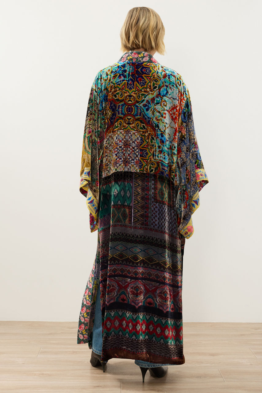 ONE OF A KIND VELVET KIMONO, , large image 5