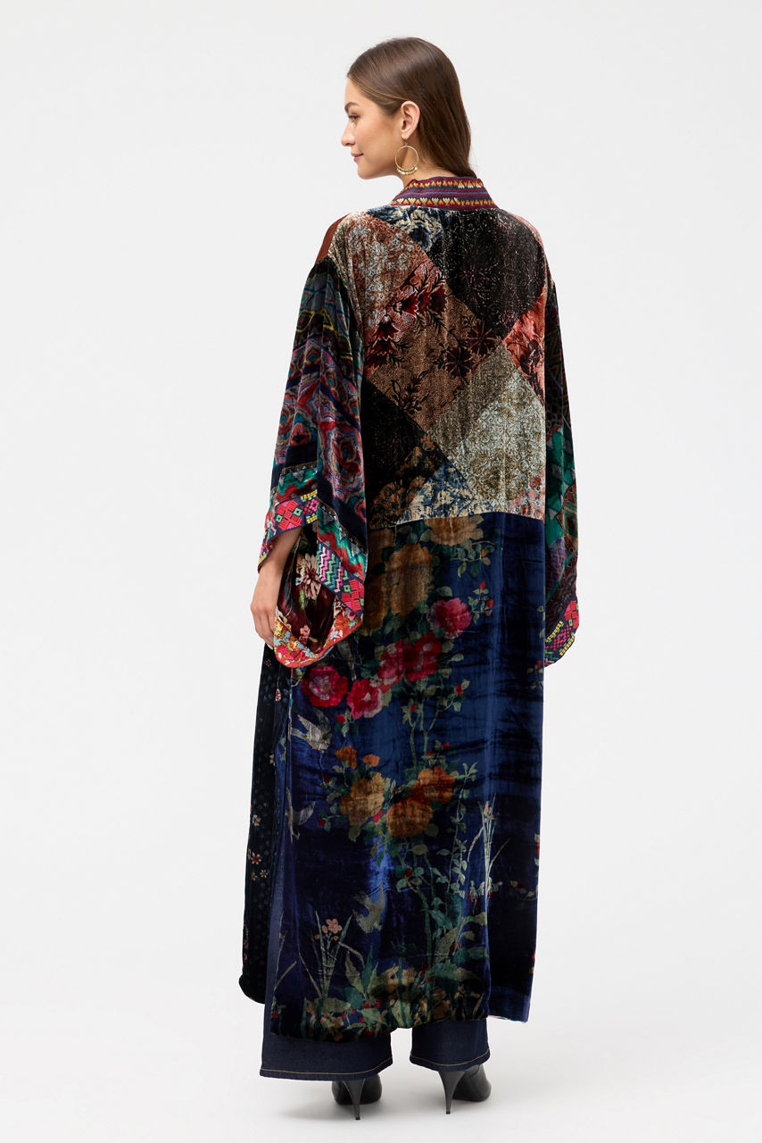 ONE OF A KIND VELVET KIMONO, , large image 6