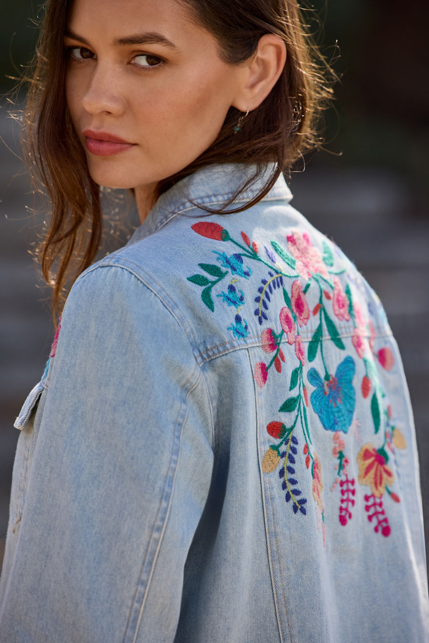 SOLINE DENIM JACKET, , large image 4