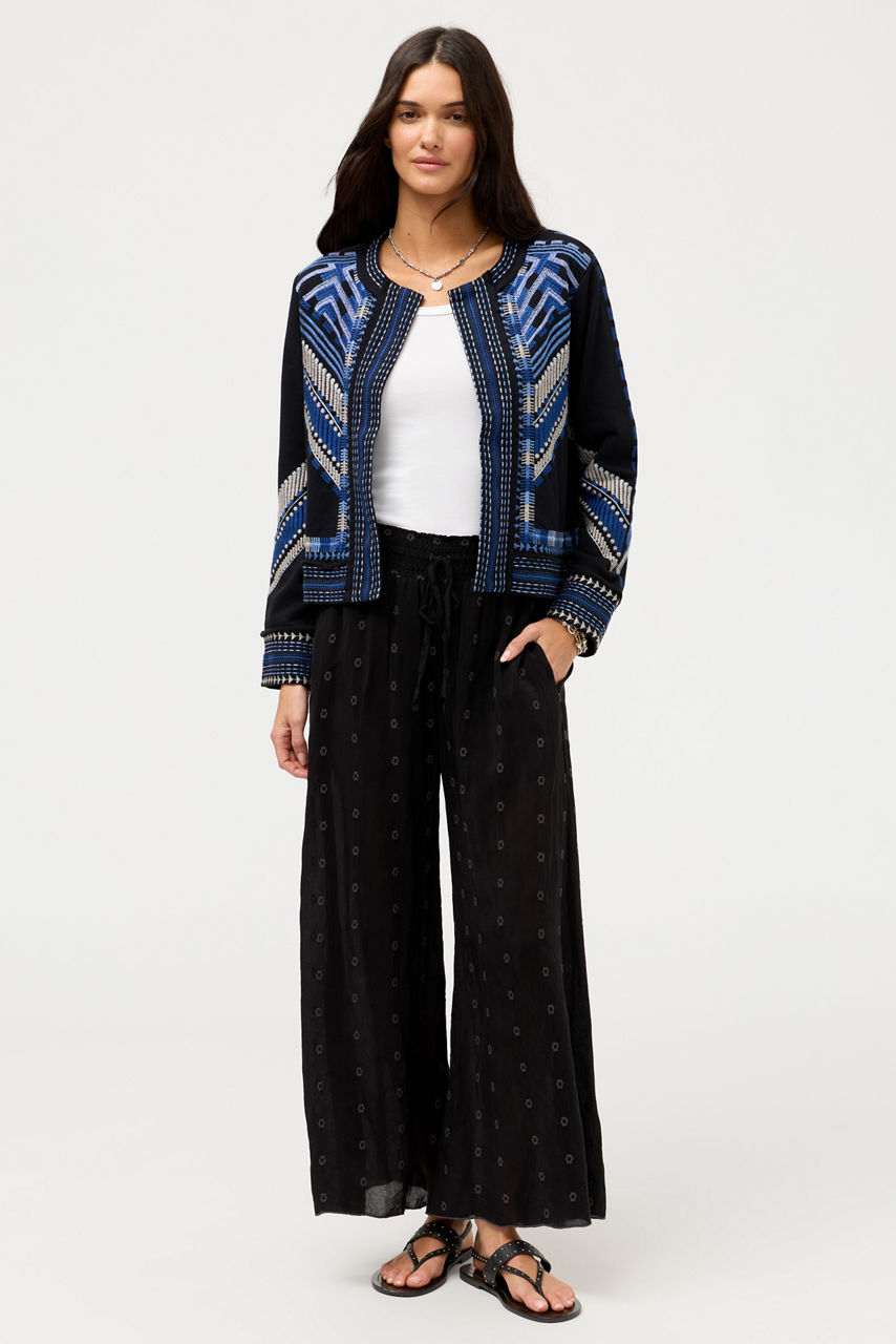 FRENCH TERRY MIXED MEDIA JACKET, , large image 5