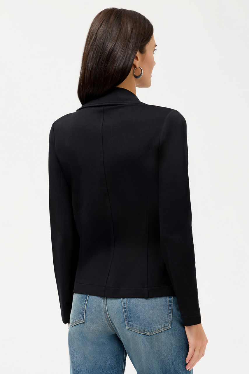 FRENCH TERRY MOTO JACKET, , large image 4