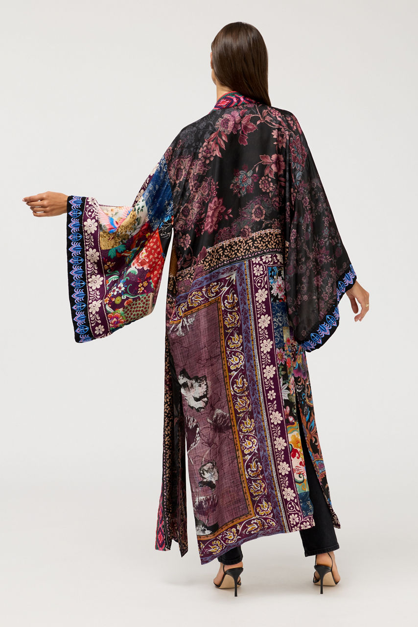 AZIZA REVERSIBLE LONG KIMONO, , large image 5