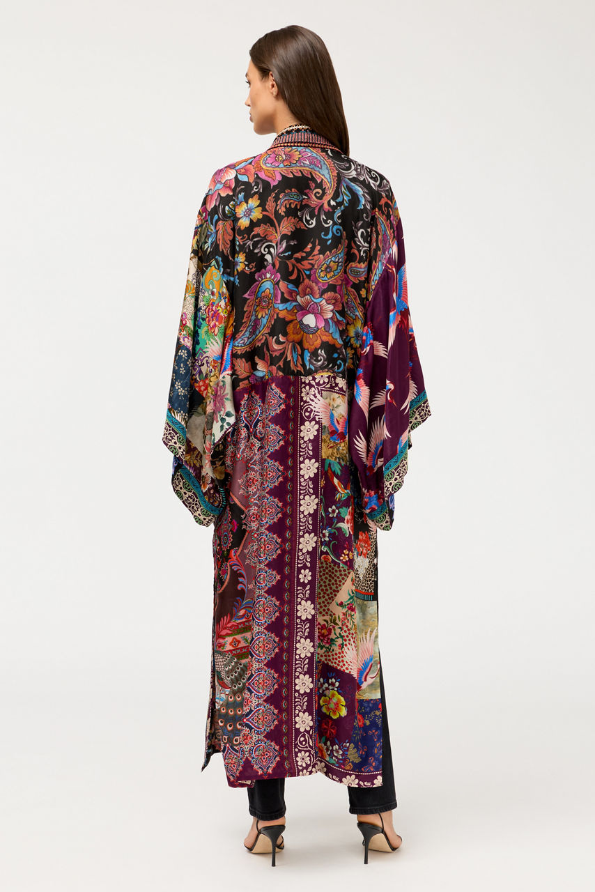 AZIZA REVERSIBLE LONG KIMONO, , large image 6