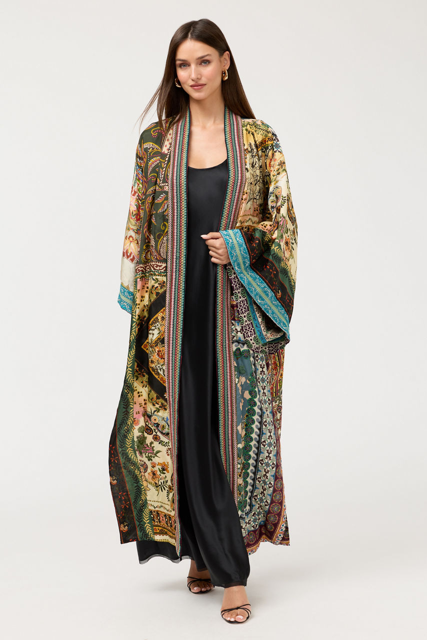 AZIZA REVERSIBLE LONG KIMONO, , large image 2