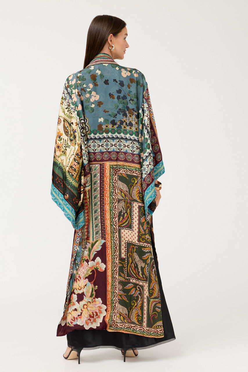AZIZA REVERSIBLE LONG KIMONO, , large image 3